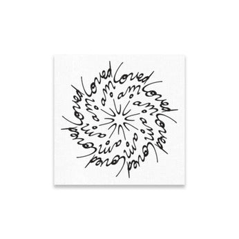 I Am Loved Stretched Canvas Print - Shop the Power of Words