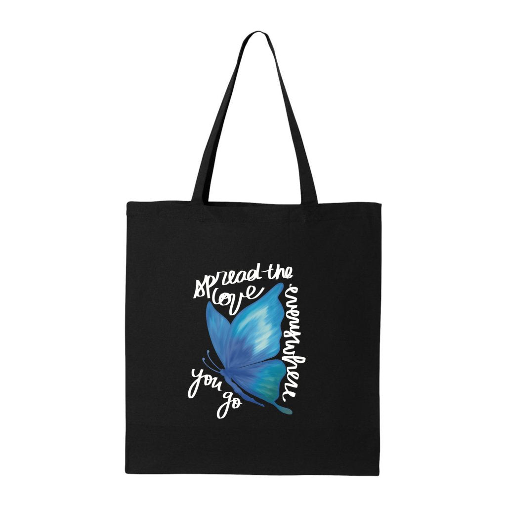 Spread Love Canvas Tote Bag